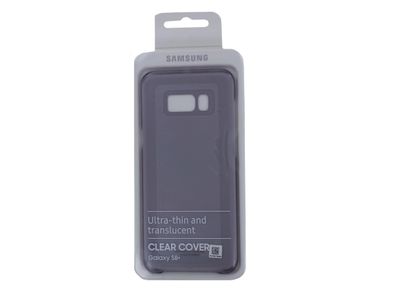 Original Samsung Galaxy S8+ Plus Clear Cover Schutzhülle Transparent Black OVP