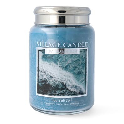 Village Candle Sea Salt Surf Duftkerze Großes Glas 602 g
