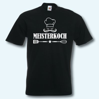 T-Shirt, Fun-Shirt, Meisterkoch, Koch, Küche, Party