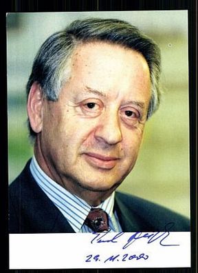 PAUL Spiegel Autogrammkarte Original Signiert + 9597