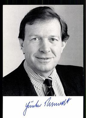 Günter Rexrodt ( + 2004) Autogrammkarte Original Signiert + 9607