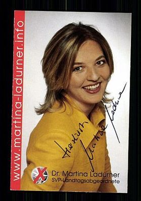 Martina Ladurner Autogrammkarte Original Signiert + 9617
