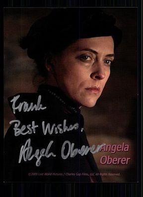 Angela Oberer Autogrammkarte Original Signiert Schriftsteller/ Autor + 76982