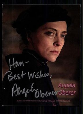 Angela Oberer Autogrammkarte Original Signiert Schriftsteller/ Autor + 76964