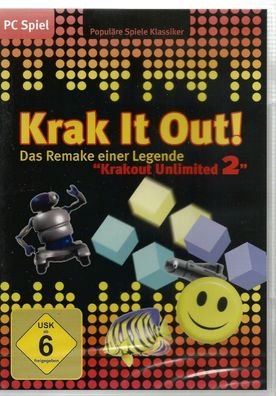 Krak It Out - Das Remake einer Legende Krakout Unlimited 2 (PC 2010 DVD-Box) NEU