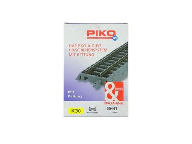 Piko H0 55441, Kreuzung K30 mit Bettung, neu, OVP