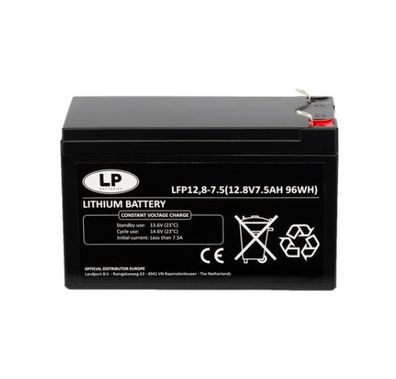 LFP V12-007,5 T2 Lithium LiFePo4 96Wh Hobby - Alarmtechnik - USV-Anlagen -1,10kg