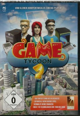 Game Tycoon 2 (PC, 2016, DVD-Box) NEU & Originalverschweisst