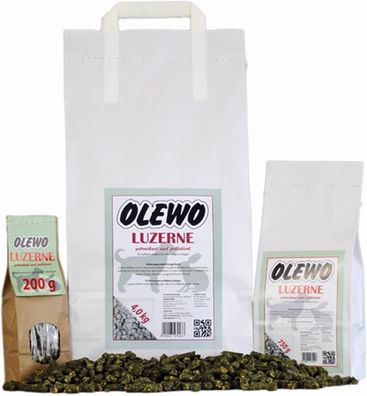Olewo - Luzerne - Pellets für Hunde und Nager