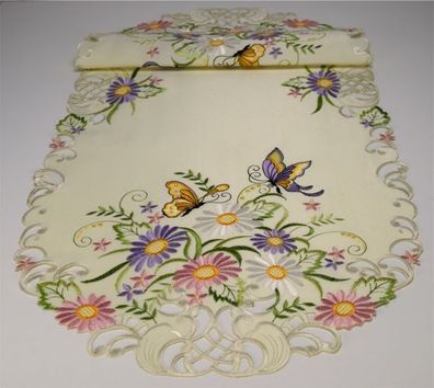 Schmetterling Stickerei Tischläufer 40 * 90cm Tischdecke Tischtuch Läufer 1807