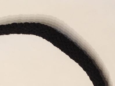 4 mm x 5 m schwarzer elastische kordel Gummiband kochfest zb. Gummi für Masken