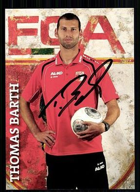 Thomas Barth FC Augsburg 2013-14 Autogrammkarte + A 59595