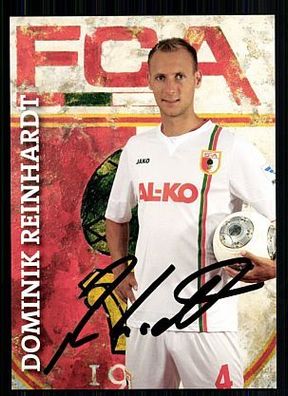 Dominik Reinhardt FC Augsburg 2013-14 Autogrammkarte + A 59600