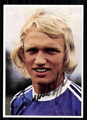 Benno Magnusson Hertha BSC Berlin 70er Jahre Autogrammkarte Original Signiert