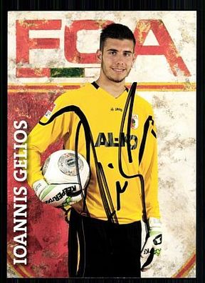 Ioannis Gelios FC Augsburg 2013-14 Autogrammkarte + A 59626