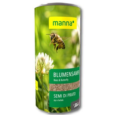 Manna Blumensamen Bees & Butterfly 85 g Bienenweide Schmettelingswiese Blumen