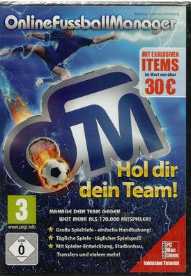 OnlineFussballManager (PC/ Mac, 2012, DVD-Box) NEU & Originalverschweisst