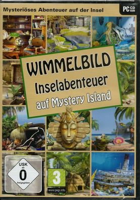 Wimmelbild - Inselabenteuer auf Mystery Island (PC, 2012, DVD-Box) NEU