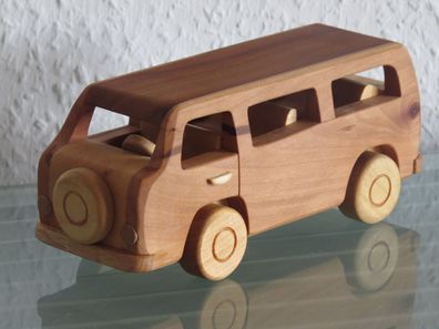 Oldtimer Bus Minibus Holzauto Modellauto Auto Unikat Holz groß Handarbeit