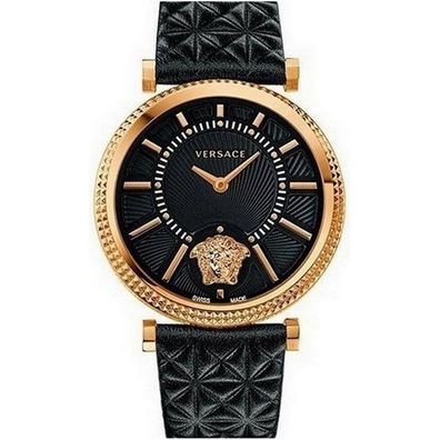Versace Damen Uhr Armbanduhr V-Helix VQG040015 Leder