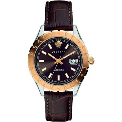 Versace Damen Uhr Armbanduhr Automatik Hellenyium VZI020017 Leder