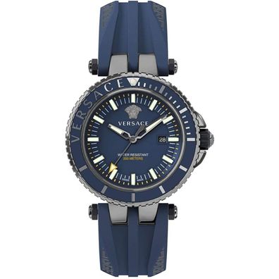 Versace Herren Uhr Armbanduhr V-Race VEAK00218 Silikon