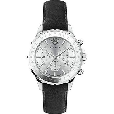 Versace Herren Uhr Armbanduhr Chronograph Signature VEV600119 Leder