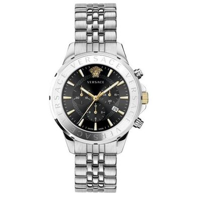 Versace Herren Uhr Armbanduhr Chronograph Signature VEV600419 Edelstahl