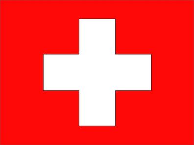 Flagge Schweiz (90x150cm) Fahne Flag Switzerland Metallösen Polyester