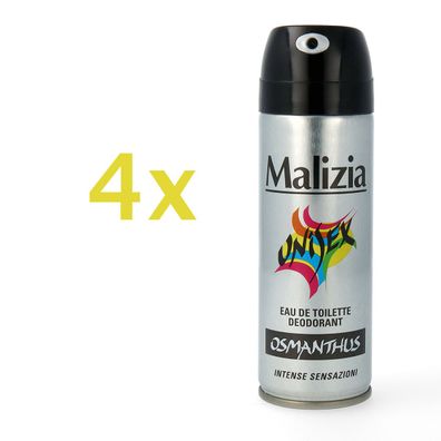 Malizia unisex Osmanthus - Deodorant 4x 125ml