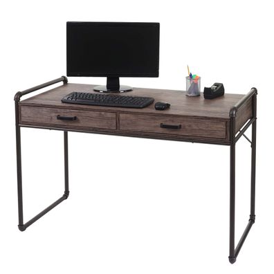 Schreibtisch HWC-F58, Bürotisch Computertisch, Industriedesign 3D-Struktur