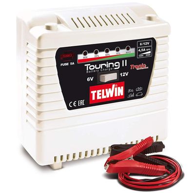 Telwin Elements Touring 11 Autobatterie Ladegerät 6V/12V 4,5 A Ladestrom 55 Ah