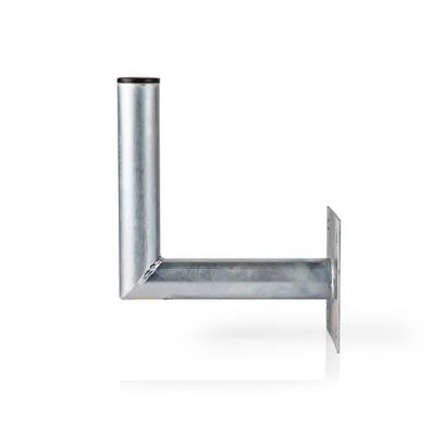 Abgewinkelte Wandhalterung Aluminium SAT Spiegel 25cm Wandabstand 50mm