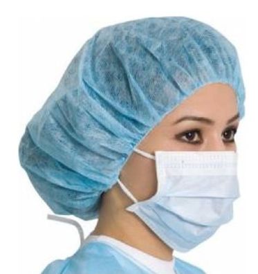 6 x OP-Masken Mundmaske Gesichtsmaske Hygieneschutz weiss
