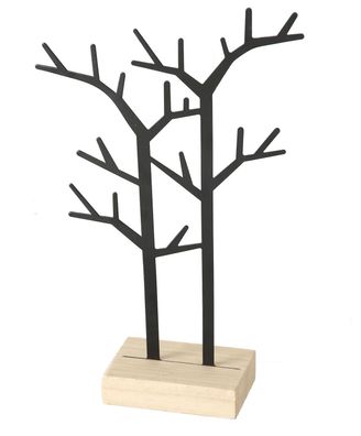 Metall Schmuckständer Baum schwarz - 32 cm - Schmuck Organizer Deko Aufsteller