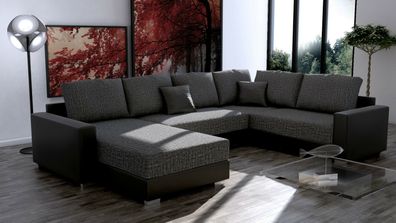 Couch Garnitur Ecksofa Sofagarnitur Sofa STY. 3.1 Wohnlandschaft Schlaffunktion