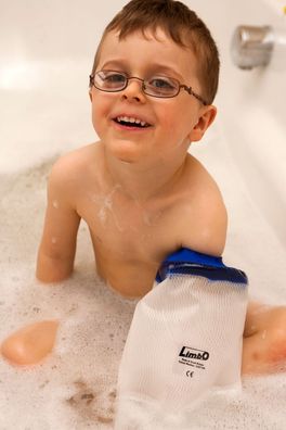 Dusch- und Badeschutz Limbo für Gipsverbände, Mullverbände ganzer Arm, für Kinder