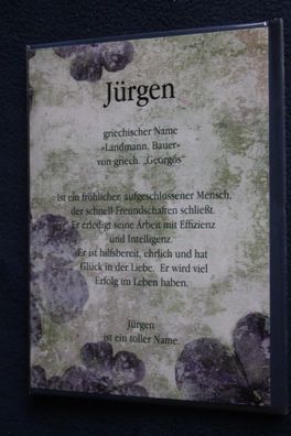 Jürgen, Namenskarte Jürgen, Geburtstagskarte Jürgen, Namen Jürgen