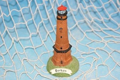 Nordsee Leuchtturm Borkum ca. 11 cm Polystone - Maritime Dekoration