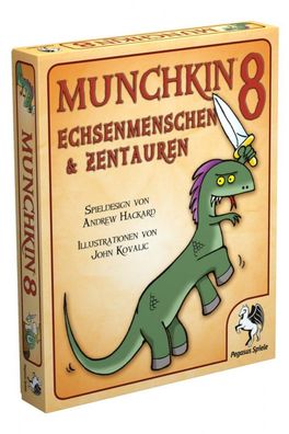 Munchkin 8 Echsenmenschen & Zentauren Kartenspiel - Erweiterung Pegasus Spiele