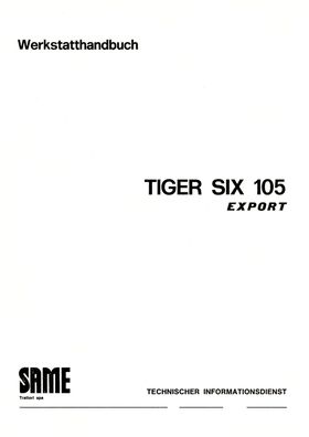Werkstatthandbuch für den Same Tiger SIX 105 export