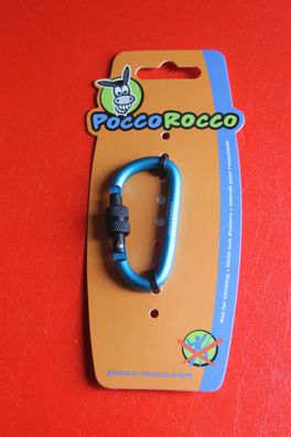 Schlüsselanhänger Pocco Rocco Karabiner, blue