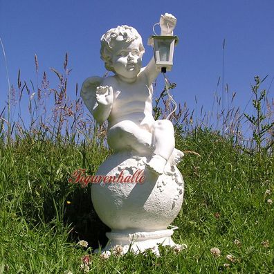 Engelchen Engel romantisch Figur Statue mit Flügel Aufsteller für Ihren Garten Lampe