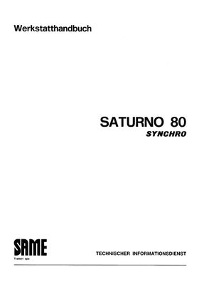 Werkstatthandbuch Same Saturno 80 synchro