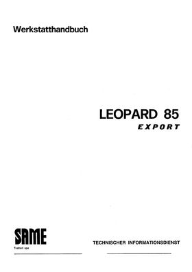 Werkstatthandbuch Leopard 85 export