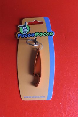 Schlüsselanhänger Pocco Rocco, Flaschenöffner "Bottle Opener The Bow"; red