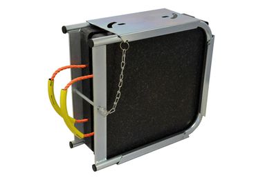 Abstützplatte Kranplatte, Doppelplattenbox 500x500x40-60mm (ohne Platte) 1.500.500-DH