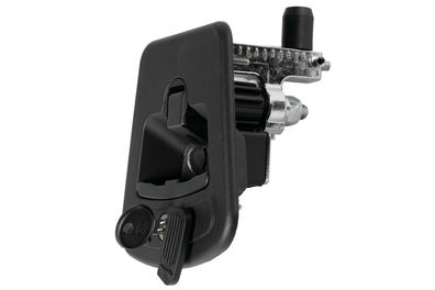 Krompressionsverschluss groß verstellbar abschließbar schwarz, Polyamid - 101710