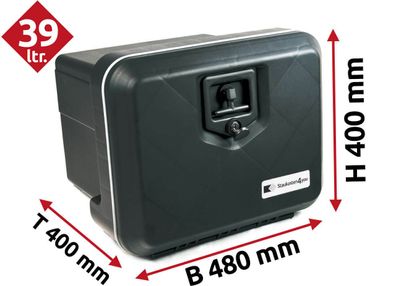 LKW Staukasten Staubox aus Kunststoff 500x350x400mm Staubox 39Ltr Daken 200350