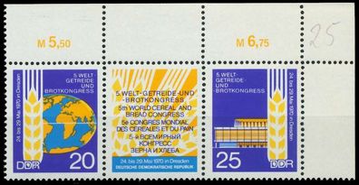 DDR Zusammendruck Nr WZd224 postfrisch 3ER STR ECKE-ORE X11F91E